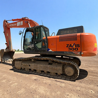 Excavadora Usada Hitachi ZX300, Excavadora de Cadenas de 30 Toneladas, Maquinaria de Construcción Original de Japón en Venta