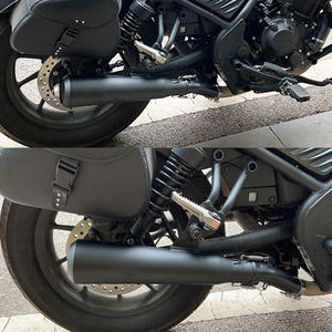 Escape de <span class=keywords><strong>Motocross</strong></span> CHMotor, Tubo Medio para Moto, Silenciador Slip-on de Acero Inoxidable para HONDA Rebel <span class=keywords><strong>500</strong></span> - Product Image 4