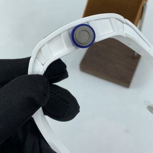 Reloj Mecánico de Hombre 055 de Cerámica Blanca, el Más Vendido del 2026, con Cristal de Zafiro de Alta Calidad en Forma de Barril, Estilo Casual y Moderno - Product Image 3