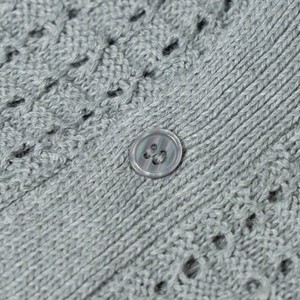 AiNear Vente en gros de chemises pullover en cachemire à manches courtes <span class=keywords><strong>col</strong></span> polo creux Oem & Odm avec logo personnalisé <span class=keywords><strong>Pull</strong></span> crochet pour hommes - Product Image 4