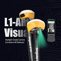 Récepteur GNSS laser SingularXYZ L1, mesure laser 10 m, précision au centimètre près, rover RTK laser visuel pour levés topographiques