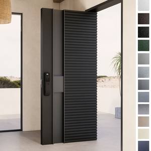 Portes d'entrée pivotantes modernes en aluminium moulé pour villas, fabrication chinoise de premier plan, portes de sécurité extérieures - Product Image 6