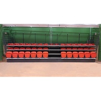 Système de sièges télescopiques rétractables, gradins pliants personnalisés, gradins intérieurs pour stades, gymnases, événements, tribunes