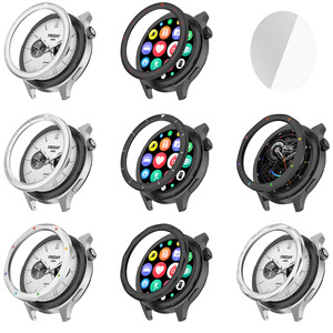 Anillo de Bisel Metálico <span class=keywords><strong>IVANHOE</strong></span> para Xiaomi Watch S4 S3, Protector con Película, Funda para Reloj, Carcasa para Bisel de Reloj S3 ESIM S4 ESIM - Product Image 2