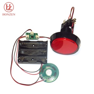 Nút bấm lớn màu đỏ ghi lại chip nói chuyện mô-đun âm thanh đồ chơi với năng lượng pin 3AA - Product Image 4