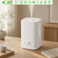 RUNAL H868L 4L Humidificateur d'air ultrasonique à vapeur chaude et froide avec lumière LED