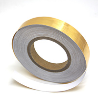 Ruban de masquage étanche simple face, étroit, argenté et doré, pour la décoration intérieure et la décoration des murs