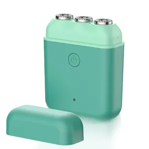 Wasserdichter tragbarer USB-Mini-Elektro rasierer für Frauen Epilierer Haaren tfernung Lady's Facial Hair Shaver ZPSTRONG Rotating Disc