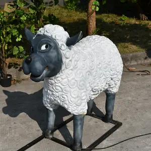 SGAA20-oveja animatrónica personalizada de fábrica, modelo animal de simulación, oveja animatrónica realista, en venta