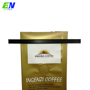 Bolsas de plástico impresas con logotipo personalizado para embalaje de alimentos, refuerzo lateral, bolsas de café turco - Product Image 5