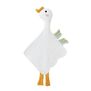 <span class=keywords><strong>Manta</strong></span> de seguridad de algodón suave con diseño de cisne y dinosaurio, muñeco de mano para bebé, artefacto para dormir, <span class=keywords><strong>manta</strong></span> de amor para bebé, <span class=keywords><strong>manta</strong></span> de seguridad, peluche para dormir - Product Image 3