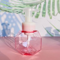 Biru berbusa 300 ml bunga plastik 300 ml Dispenser unik hijau cuci tangan botol pompa sabun merah muda botol busa untuk mencuci kaki