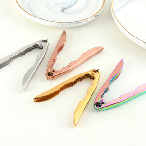 Fournitures de cuisine Eco-friendly Seafood Shell Clam Opener Multifonctionnel Stainless Steel Snow Clam Clip for Cracking Crab - Product Image 4