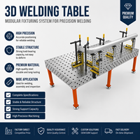 Table de soudage 3D flexible nitrurée en fonte, plateforme de soudage pour la fabrication métallique, personnalisable OEM - Vente chaude