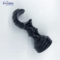 Supports de tringle à rideau en bois, Supports de support en bois, Supports en bois pour tringle à rideau