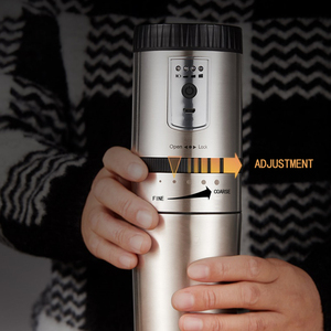 Moulin à café électrique portable de la <span class=keywords><strong>meilleure</strong></span> qualité, boîtier en acier inoxydable avec logo personnalisé et <span class=keywords><strong>filtre</strong></span>, <span class=keywords><strong>cafetière</strong></span> infusée à la main - Product Image 4