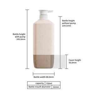 عينة مجانية Runxuan زجاجة الشامبو ، غسول الجسم جل استحمام للعناية بالجسم ، زجاجة زيت بلاستيك مصنفر للعناية بالبشرة - Product Image 6