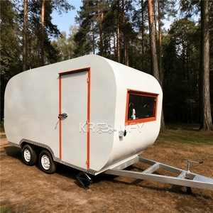 Remorque à café mobile, camions à hot-dogs, kiosque de restauration de rue, chariot de vente ambulant personnalisé, chariot à boissons - Product Image 2