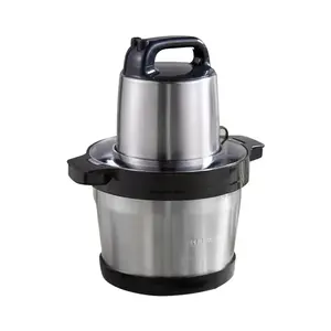 Household Kitchen 1000w Appliances, Pet Plastic Shell 6l Food Processor Electric Meat Grinder 304 Stainless Steel Meat Cutter/