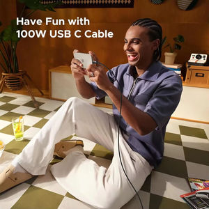 Câble de données USB C vers USB C à charge rapide avec affichage numérique UGREEN 100W, 3,3 pieds, 6,6 pieds, câble tressé en nylon de type C pour iPhone, ordinateur portable - Product Image 2