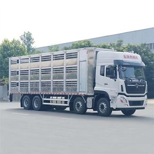 Directo de fábrica DongFeng 8*4 camión de ganado cerdo caballo ganado oveja caja de entrega tamaño personalizado transporte de cerdo - Product Image 3