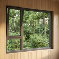 Sistema de Ventanas Abatibles Hacia Adentro de Aluminio con Rotura de Puente Térmico, Resistentes a Huracanes, Estándar NFRC, para Villa