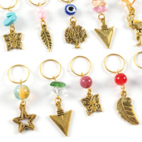Perles de crochet en gros pour enfants, anneaux pour tresses Box Braids, bijoux pour locs, accessoires de tressage au crochet, bijoux capillaires africains, manchettes pour dreadlocks