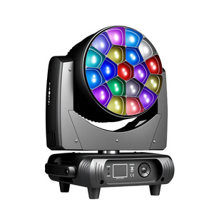 Jiechuang Mini 19 LED 40W Bee Eye, Luz Móvil para Escenario, Bodas, Bares, Fiestas, Iluminación con Cambio de Color, Luz Puntual - Product Image 5