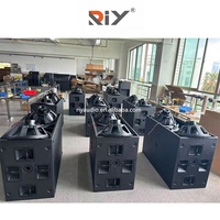 Système de sonorisation actif SUB 9006AS professionnel à double caisson de basses de 18 pouces, haut-parleurs de basses haute puissance pour les spectacles sur scène