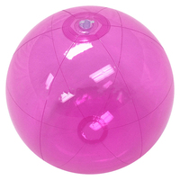 Logo personnalisé ballons de plage en cristal coloré piscine jouet ballon de plage gonflable personnalisé pour fête en plein air