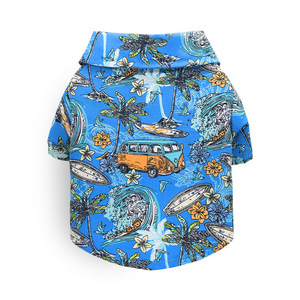 Nouvelle chemise de style hawaïen pour animaux de compagnie : chats, chiens, Teddy, Bichon Frisé, Pomeranian, petits chiots, Garfield, British Shorthair et chats bleus - Product Image 2