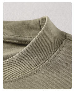 Personalizado 280gsm 300gsm 320gsm peso pesado 100% algodón de gran tamaño moda gota hombro hombres camiseta - Product Image 4