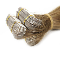 Extensions de cheveux à clipser, résistantes à la chaleur, sans nœuds, sans perte, synthétiques, double trame, cheveux chinois Remy
