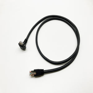 Câble réseau blindé <span class=keywords><strong>CAT</strong></span> <span class=keywords><strong>6a</strong></span>, connecteur <span class=keywords><strong>RJ45</strong></span>, <span class=keywords><strong>S</strong></span>/<span class=keywords><strong>FTP</strong></span>, cordon Ethernet CAT6a coudé vers le haut et vers le bas avec double verrouillage à vis - Product Image 1