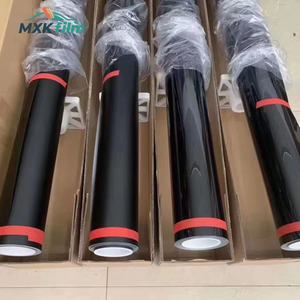 Vinilo para Automóviles Negro, Vinilo Autoadhesivo de <span class=keywords><strong>PVC</strong></span>, Película Metálica para Envolver Automóviles, Vinilo Negro Mate para Automóviles - Product Image 2
