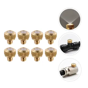 Cozymist Long Lasting 10/24 Thread Low Pressure Brass Water Mist Nozzle For Spray Cooling