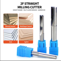 Fraise CNC longue à deux cannelures en carbure de tungstène ODM/OEM personnalisable pour le travail du bois Fabrication de toutes tailles