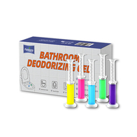 FISHLEANO Gel désodorisant pour salle de bain, éliminateur d'odeurs et nettoyant parfumé pour toilettes, agent détartrant et parfumant pour WC domestique