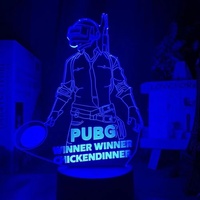 Jeu PUBG TPS Cool Battle Royale Dark Voyager 3D illusion veilleuses