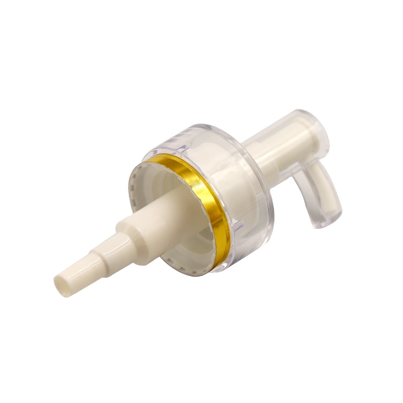 24 28 мм пластиковая пресс-головка насоса с крышкой Золотой эмульсионный насос диспенсер косметический