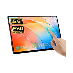 Nuevo Monitor Portátil de 15.6 Pulgadas 16:9 con Pantalla Táctil FHD IPS, Cristal Templado, Soporte, Altavoz, <span class=keywords><strong>USB</strong></span>-<span class=keywords><strong>C</strong></span>, 1 Año de Garantía - Product Image 1
