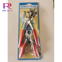 Pince à œillets robuste de 6 pouces, directement de l'usine - Outil professionnel de pose de œillets pour chaussures, sacs et rivets