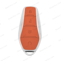 Étui de clé de voiture personnalisable de luxe DM pour accessoires BYD pour E2/E3/Song PRO/Yuan Plus/Dolphin, housse de télécommande, porte-clés FOB