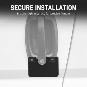 Dispositif antivol de porte conducteur en acier BEVINSEE, <span class=keywords><strong>kit</strong></span> de protection contre le cambriolage de porte arrière pour Fiat Ducato <span class=keywords><strong>Peugeot</strong></span> Boxer Citroën Jumper - Product Image 6