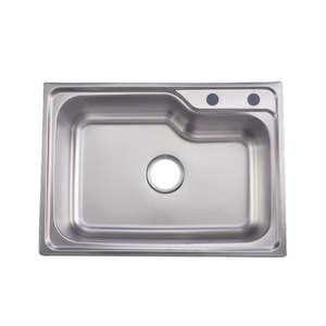 Pia de Cozinha Integrada em Aço Inoxidável Espesso com Acabamento Nano Escovado para Lava-louças - Product Image 3