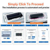 Machine de découpe et de plastification illimitée à installation en un clic pour téléphone et tablette, machine automatique d'application de protection d'écran