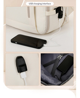 Sac à dos de voyage pour ordinateur portable, personnalisé avec logo, étanche, avec port USB, pour cabine Ryanair, bagage à main pour avion
