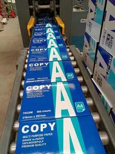 Empresa fabricante superior que vende papel A4 tamaño blanco color A4 80gsm papel de copia doble A A4
