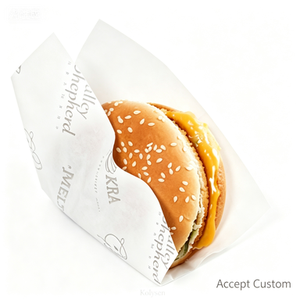 Papier enduit anti-graisse jetable 2026 pour l'emballage des hamburgers et des sandwichs - Product Image 1