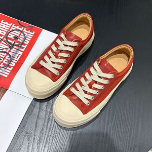 Zapatos de Mujer de Piel Sintética con Suela Gruesa, Estilo Retro, Multicolor, Versátiles, Blancos, para Caminar, con Soporte de Arco Suave, Novedad de Otoño - Product Image 1